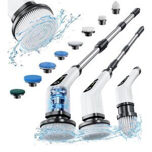 8 in 1 Brush Set NEW in Box ANS-8051A Electric Cleaning Brush